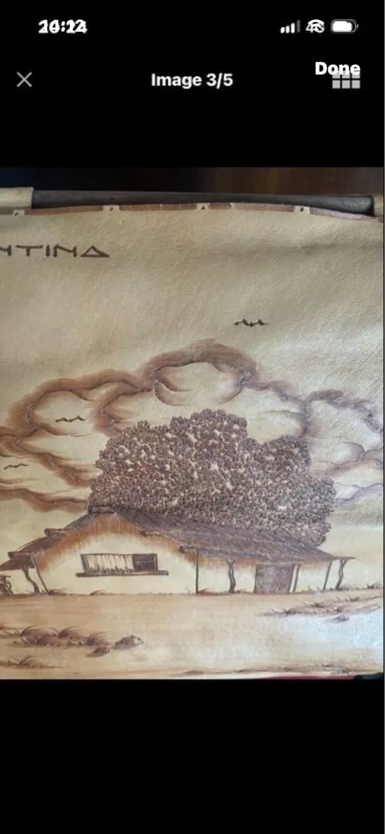 Argentina Leather Wall Art - Image 3