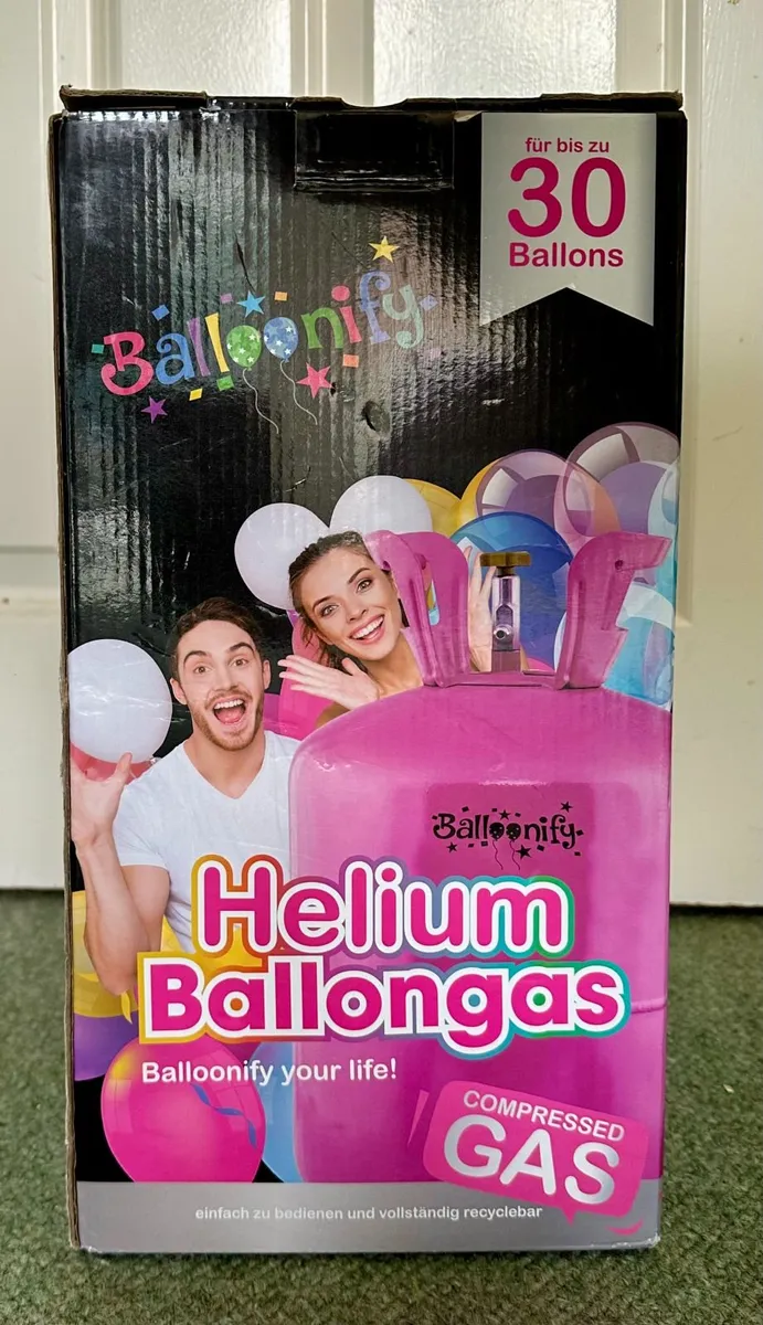 Brand‑new Balloonify helium tank, still in the box