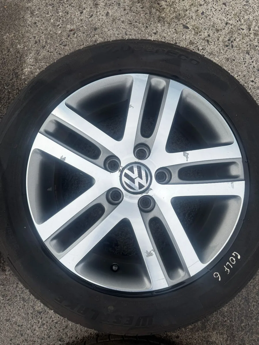 2012 VOLKSWAGEN GOLF 6 16" ALLOY WHEELS - Image 3