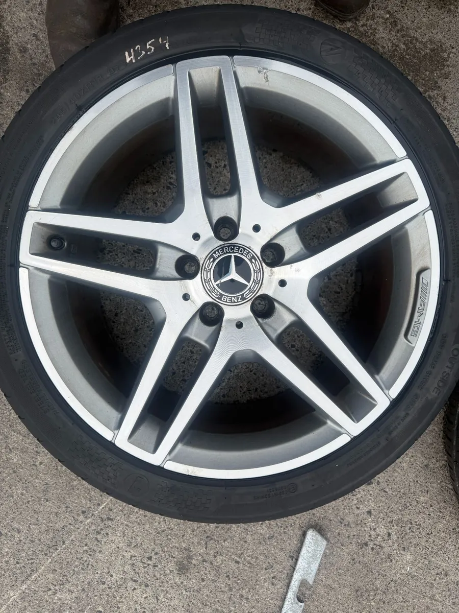 2016 MERCEDES E-CLASS AMG 18" ALLOY WHEELS - Image 3