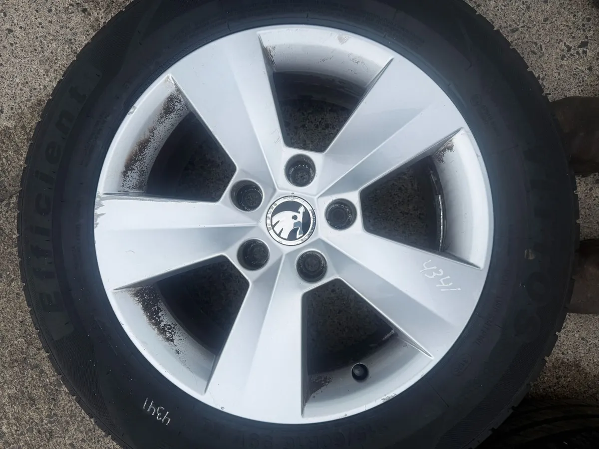2016 SKODA OCTAVIA 16" ALLOY WHEELS - Image 2