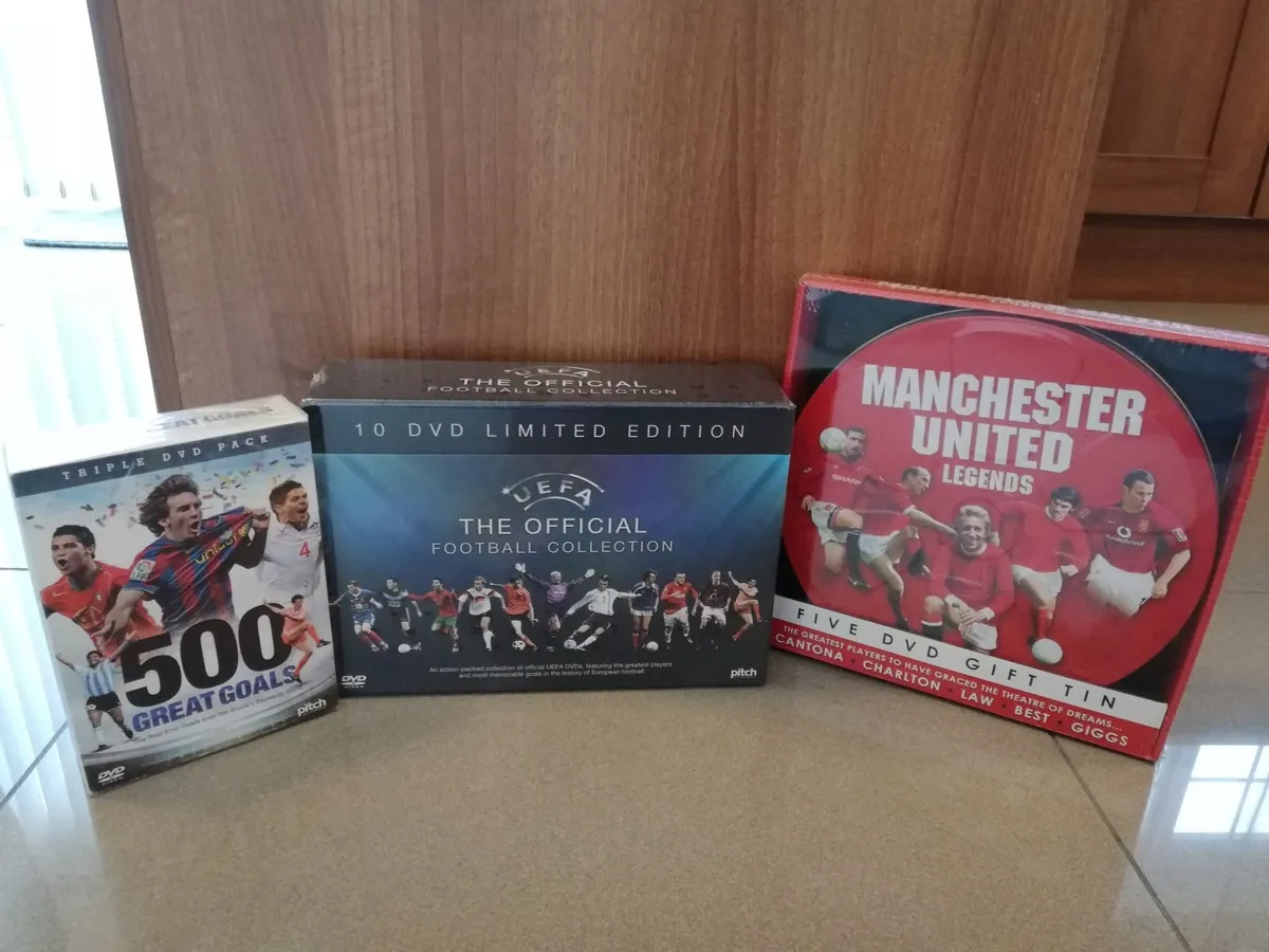 Football DVD Boxsets x 3 - Brand New in Box - Image 1