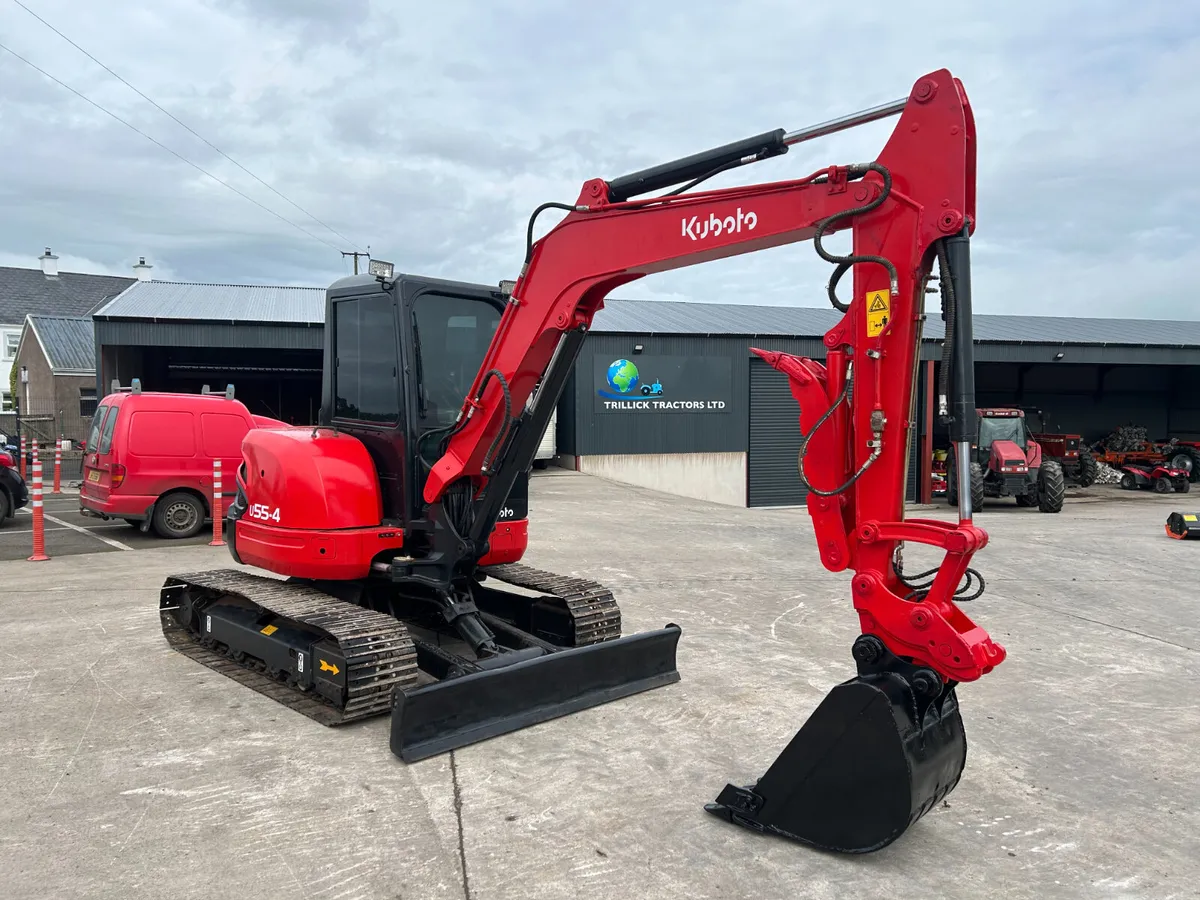 2017 Kubota U55-4  C/W Thumb Grab - Image 1