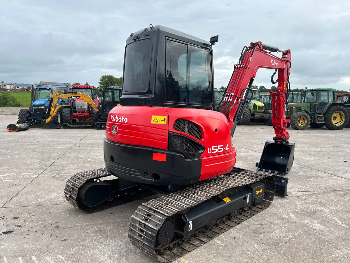 2017 Kubota U55-4  C/W Thumb Grab - Image 4