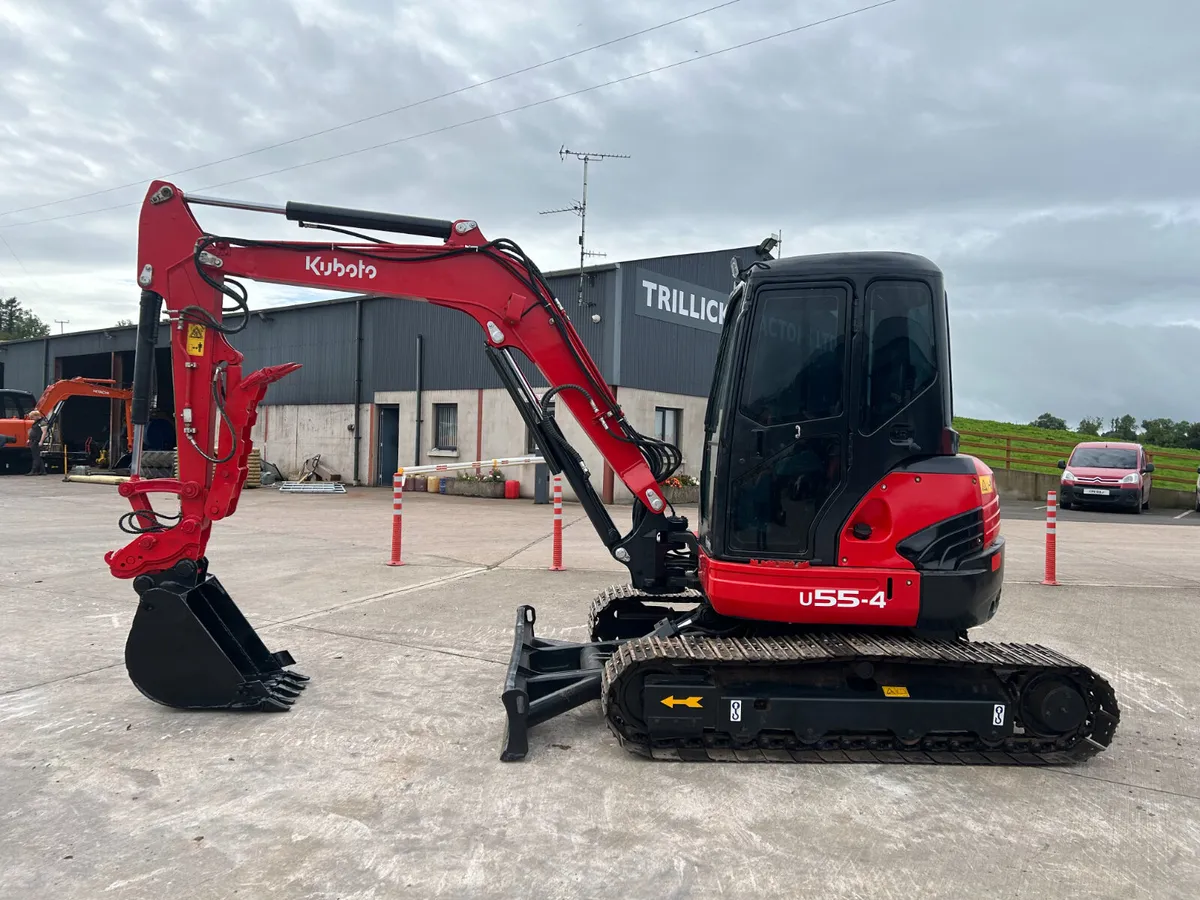 2017 Kubota U55-4  C/W Thumb Grab - Image 4