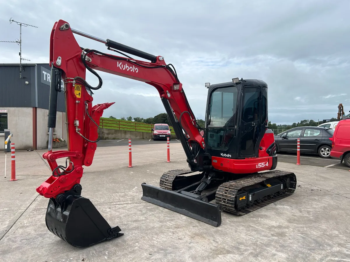 2017 Kubota U55-4  C/W Thumb Grab - Image 3