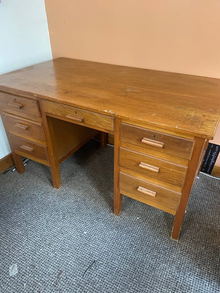 Old office desk