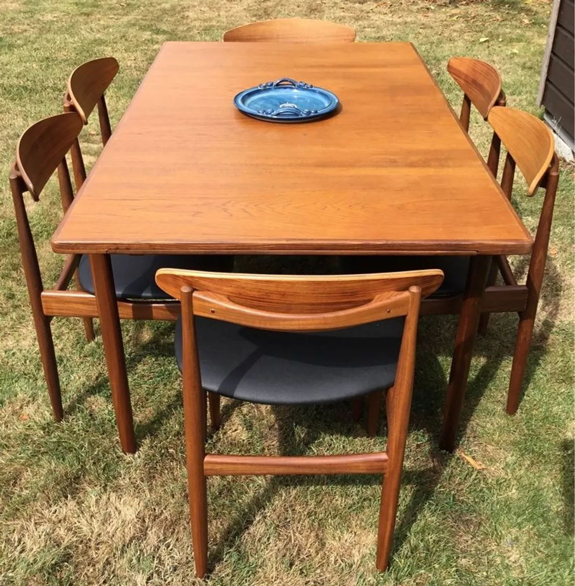 Mid Century Vintage Ib Kofod Larsen Signature Danish Range Dining Set - Image 3