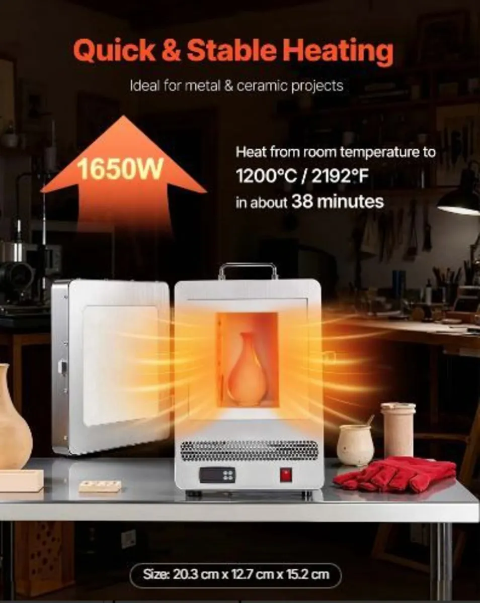 Electric Melting Furnace, 1650W - Image 4