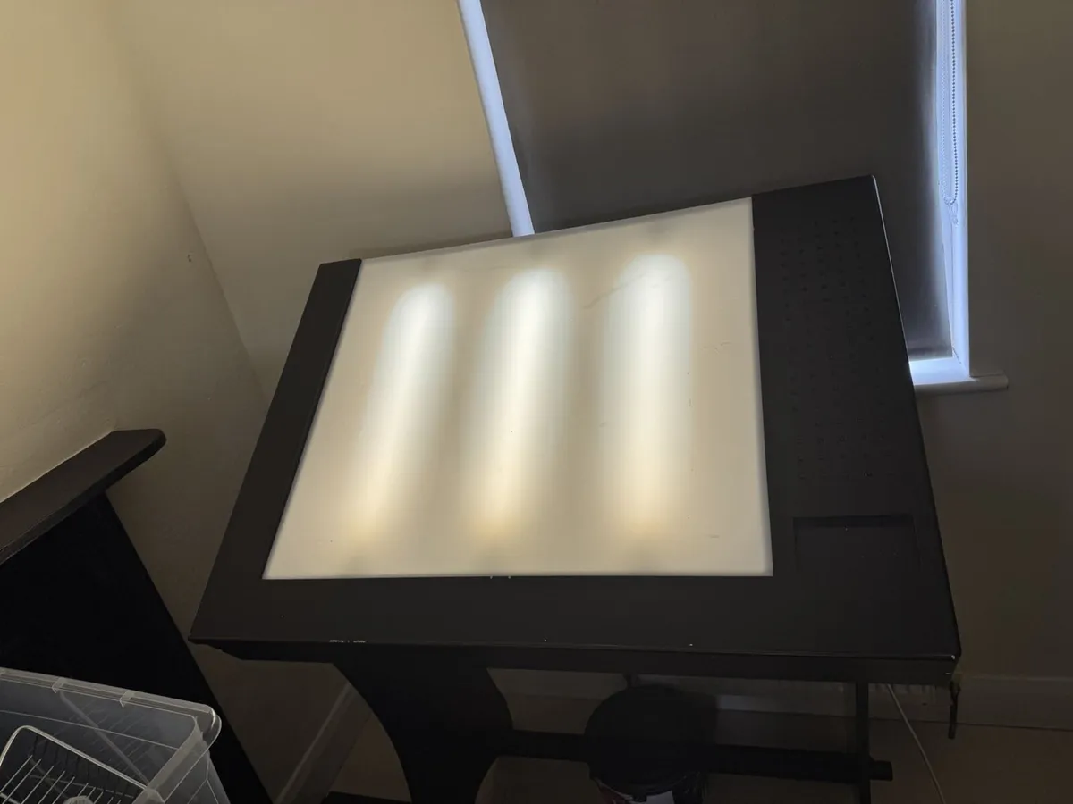 Large Professional Drafting / Art Light Table - Image 2