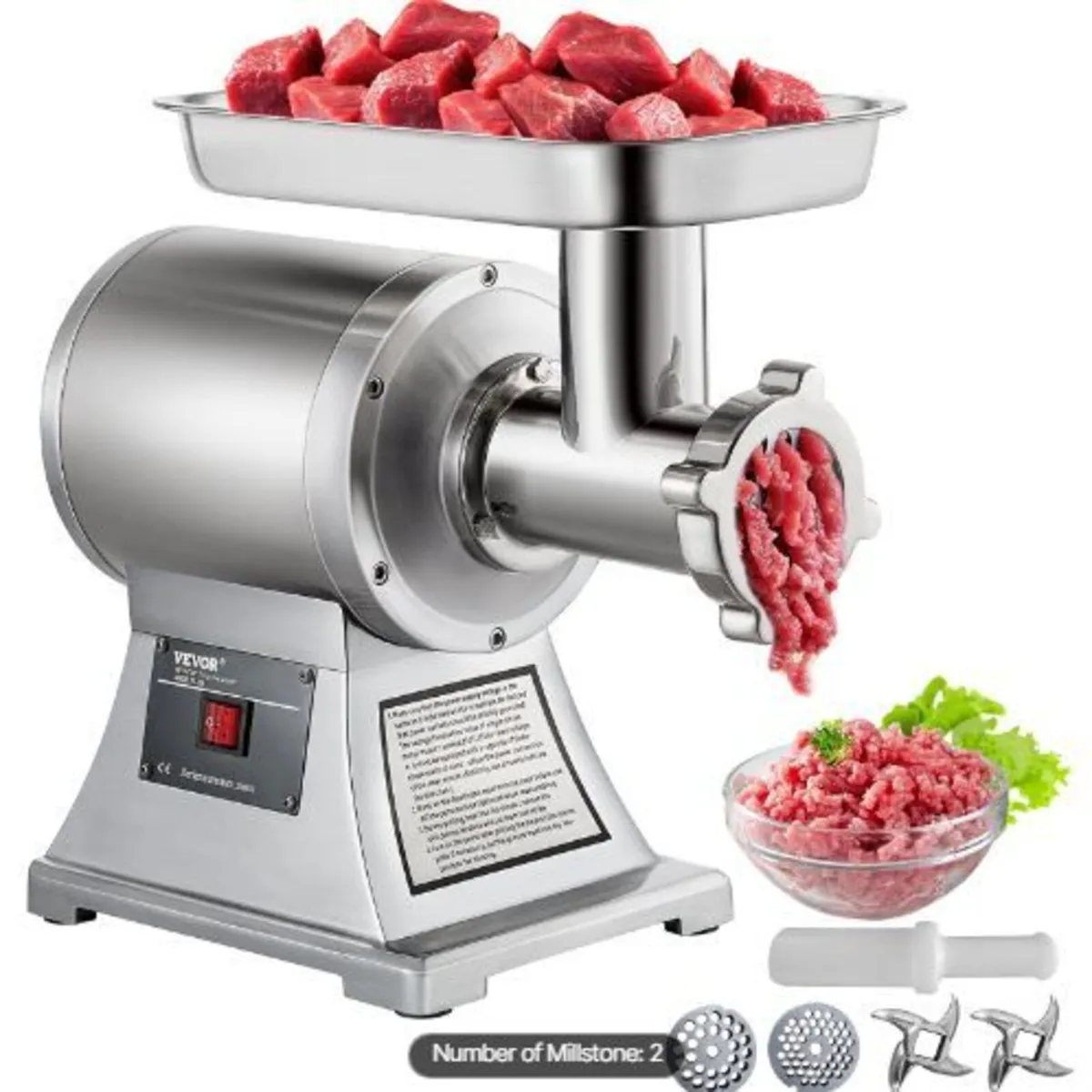 Electric Meat Mincer, 1100W - Image 2