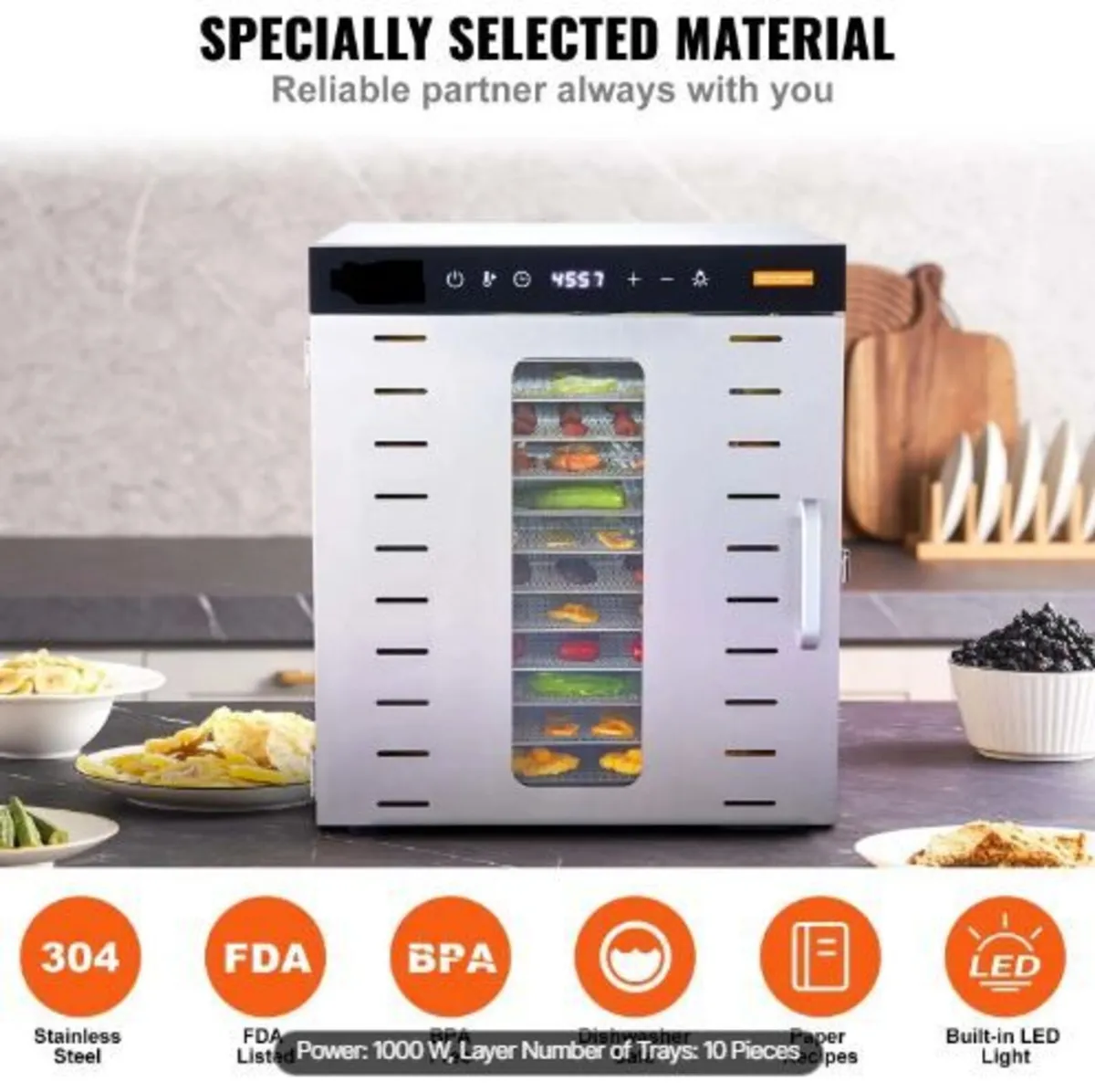 10 Trays Food Dehydrator Machine - Image 3