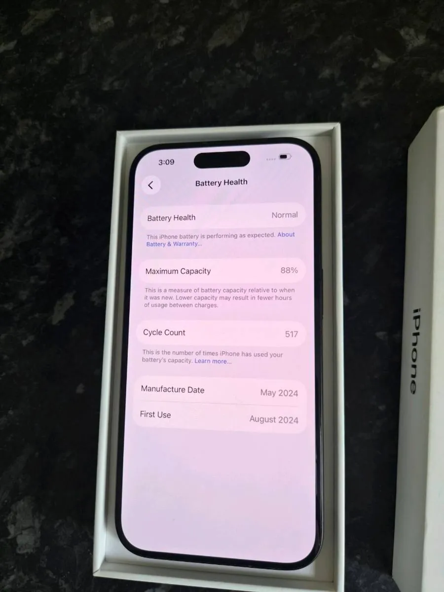 iPhone 15 Pro 128GB Black Titanium - Image 3