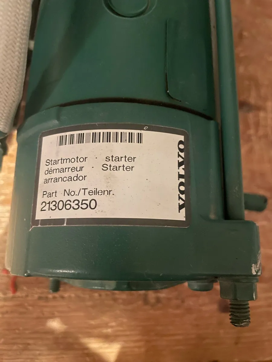 Volvo excavator start motor - Image 2