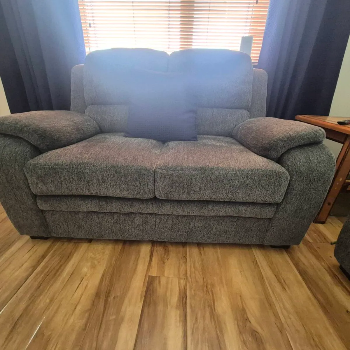 3 & 2 Grey  couches - Image 2
