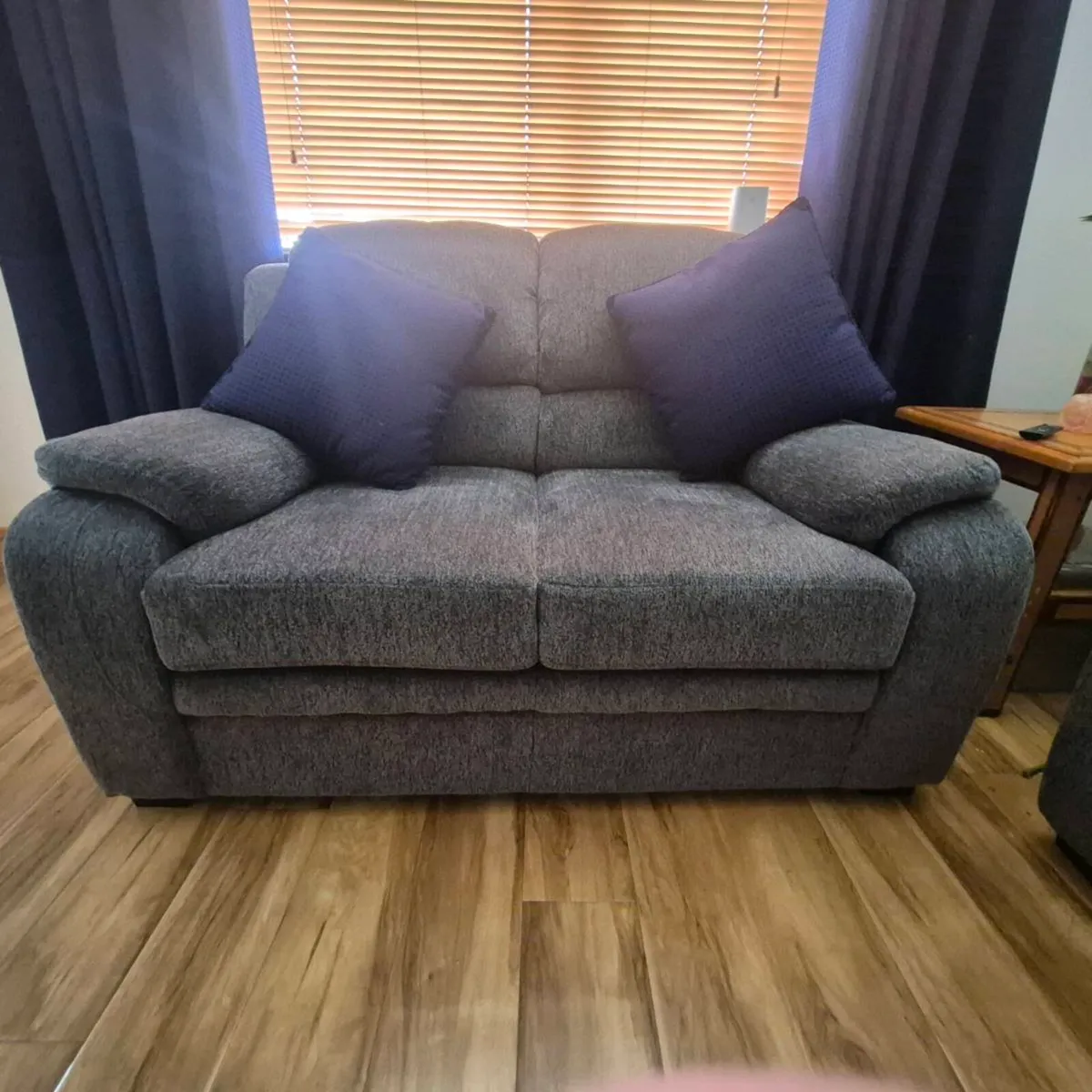 3 & 2 Grey  couches - Image 4