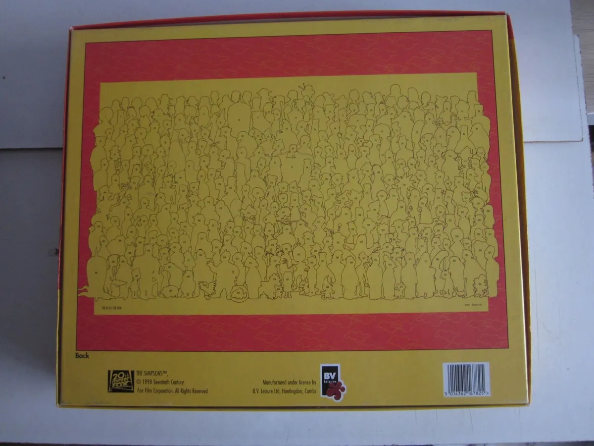 The Simpsons 550 Piece  Double Sided Jigsaw Puzzle - Image 2