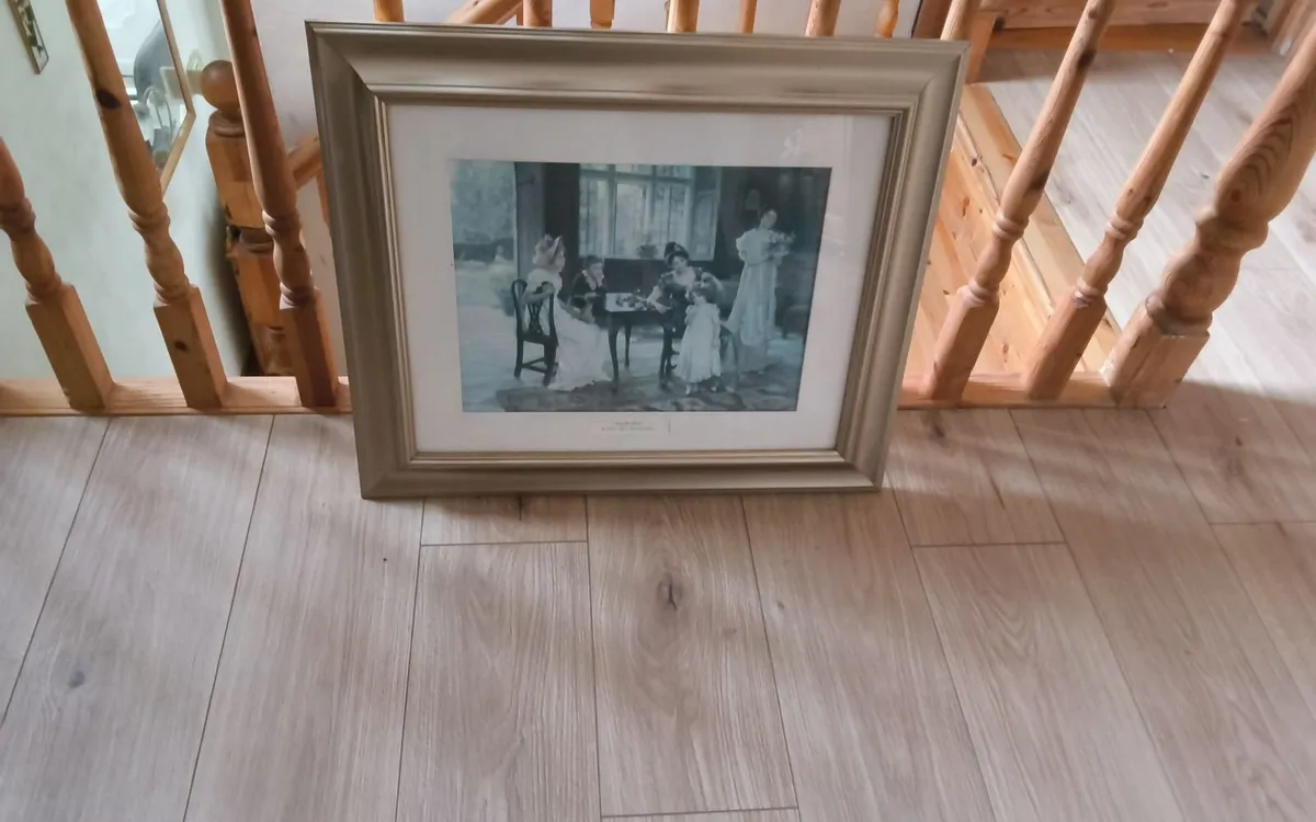 Lovely  picture Victorian scene - Image 1