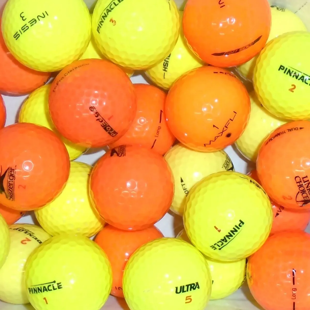 Value Branded Mix of Yellow Orange Lake Balls -36
