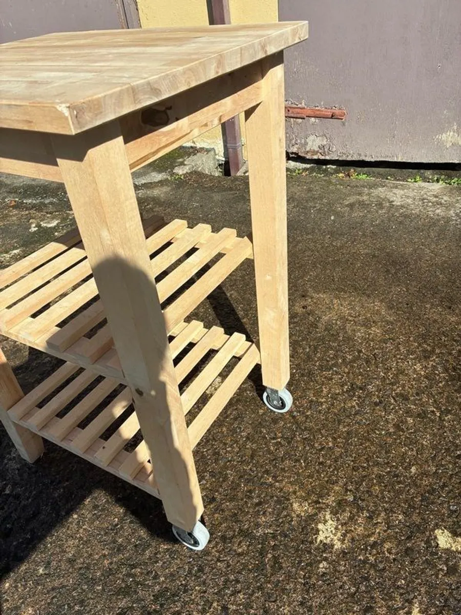 Butchers block / storage trolley - Image 3