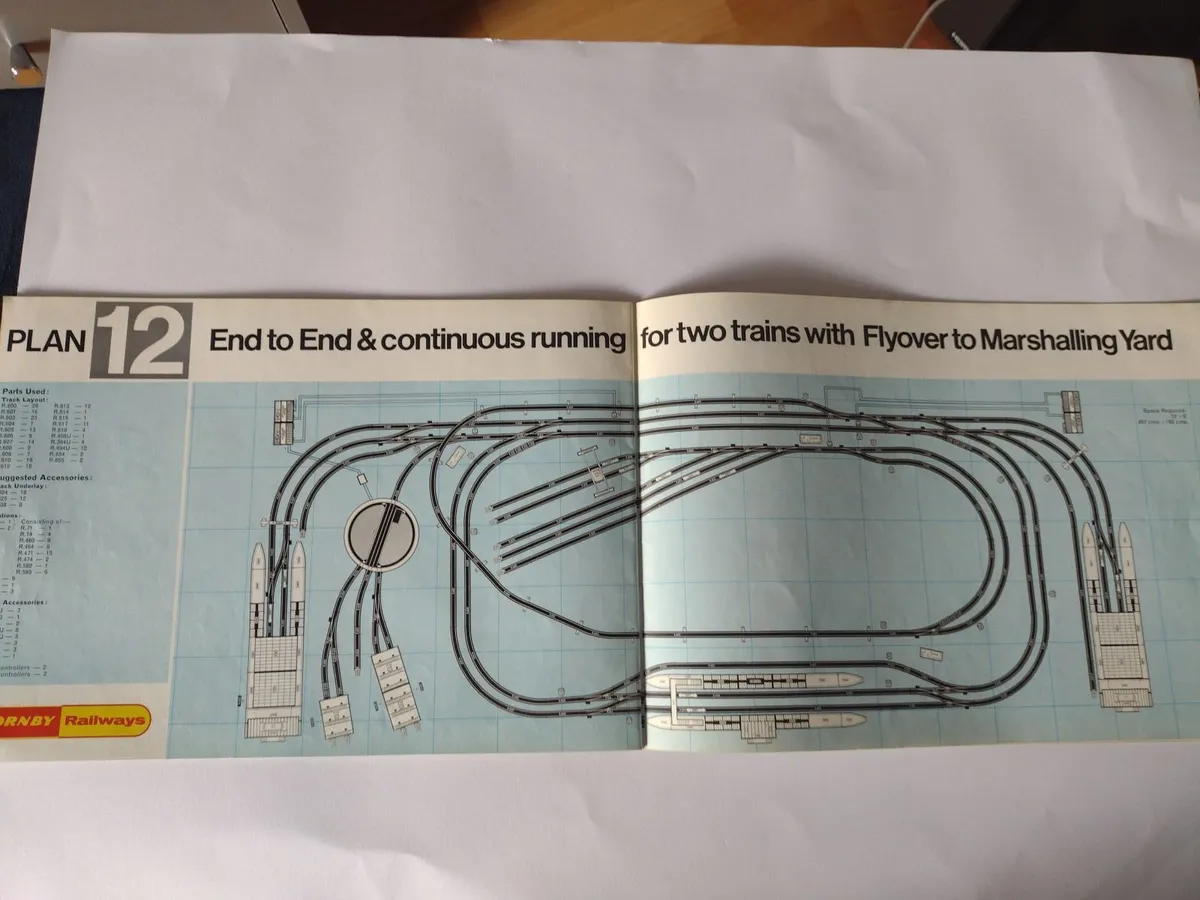 Hornby Railways  Track Plans   2nd Edition 1972 - Image 3