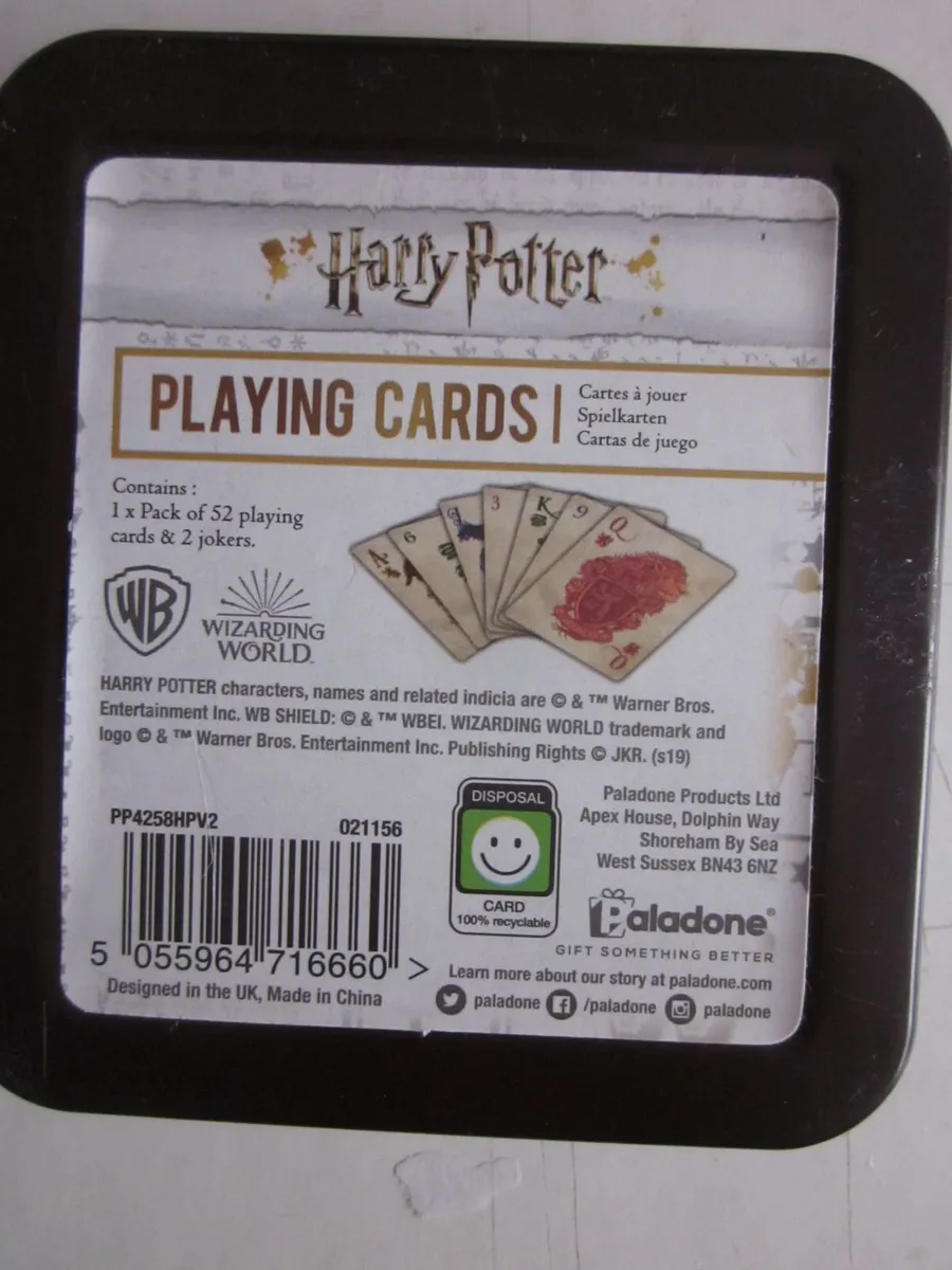 Harry Potter Hogarts Playing Cards - Image 4