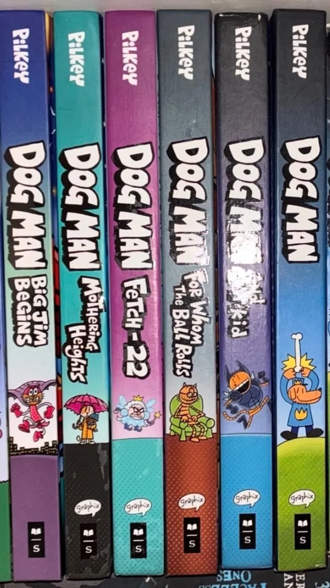 Children's Books - Dog Man- 6 NEW HB - FREE POST