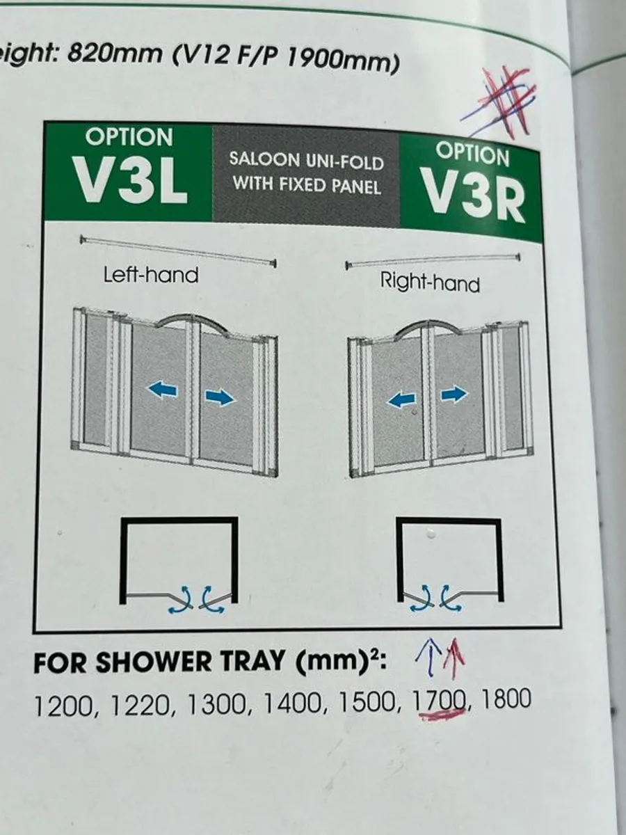 Shower door saloon style - Image 2