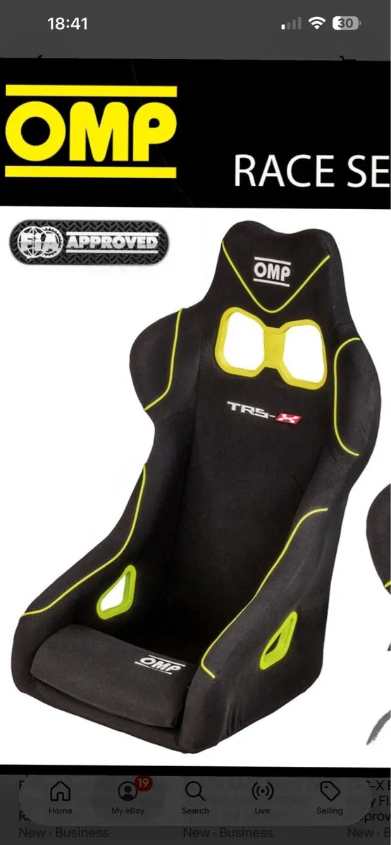 Rally seats,harnesses and extinguisher system - Image 1