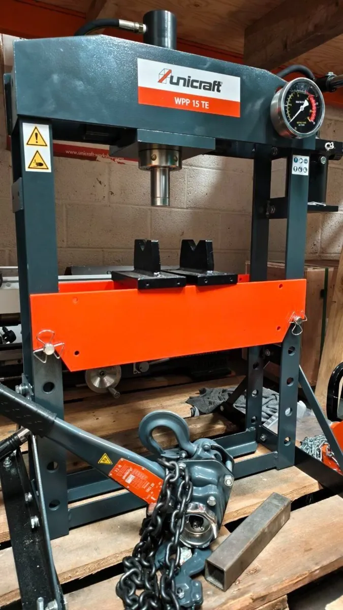 Unicraft Hydraulic workshop press WPP 15 TE - Image 2