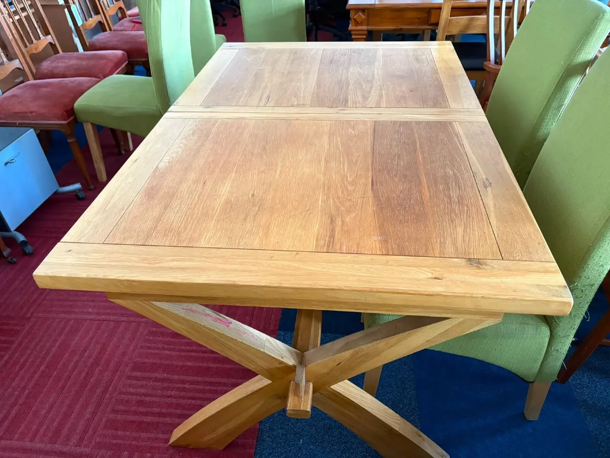 Dining Table Set - Table + 8 Chairs - £180 - Image 3