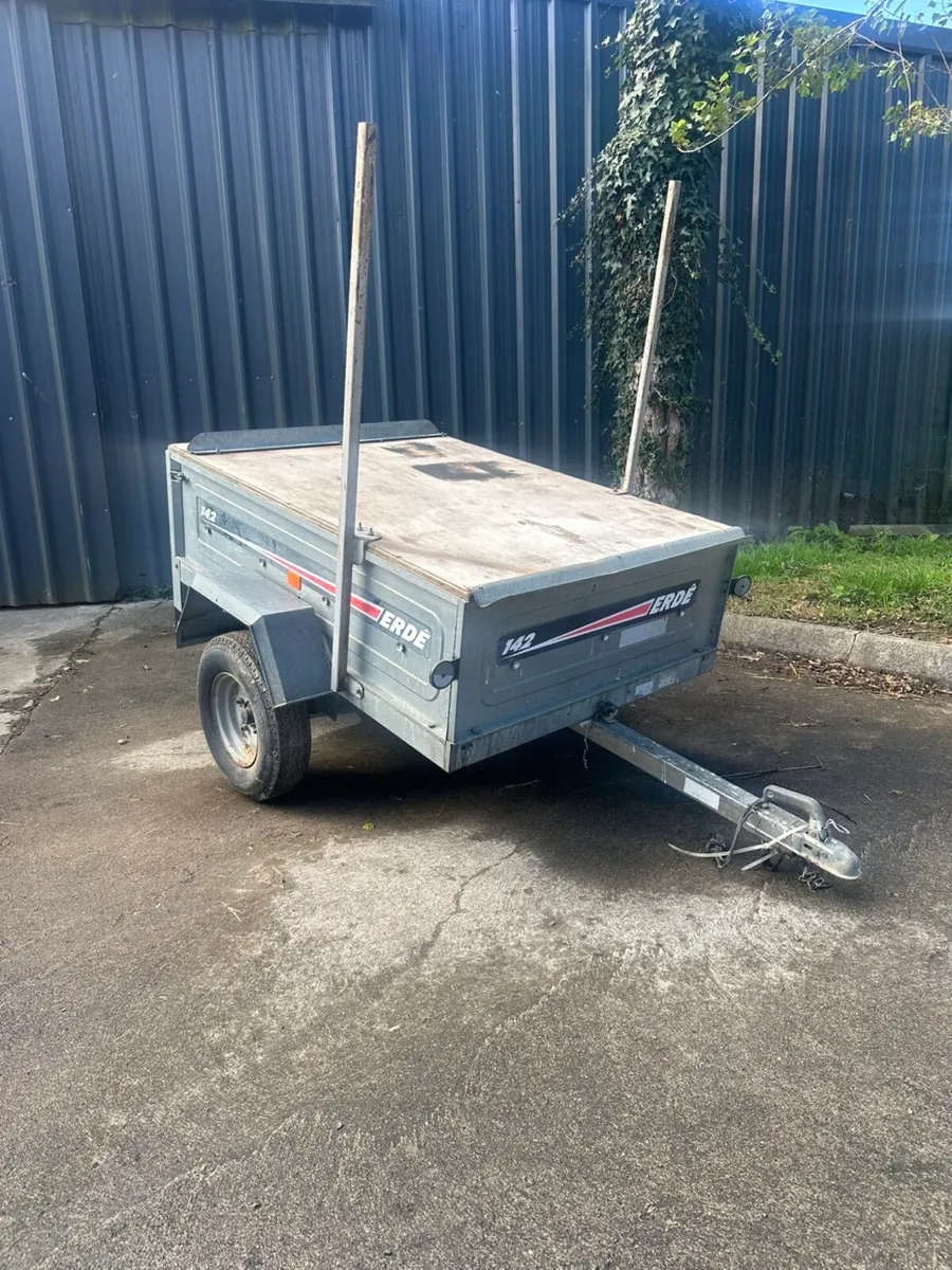 Erde 142 Single Axle Trailer - Image 1