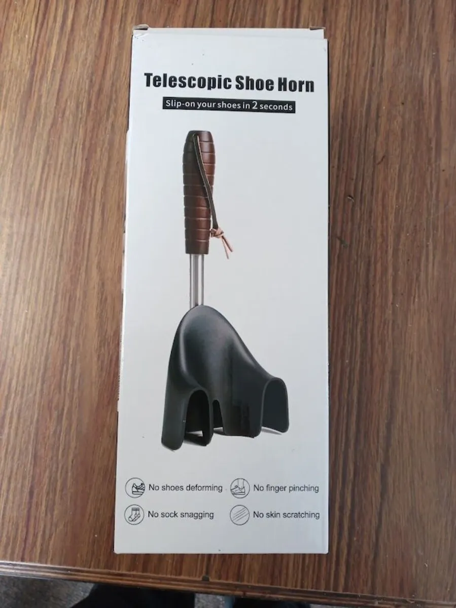 Shoe Horn Long Handle Shoe Lifter for Seniors-10-3 - Image 1