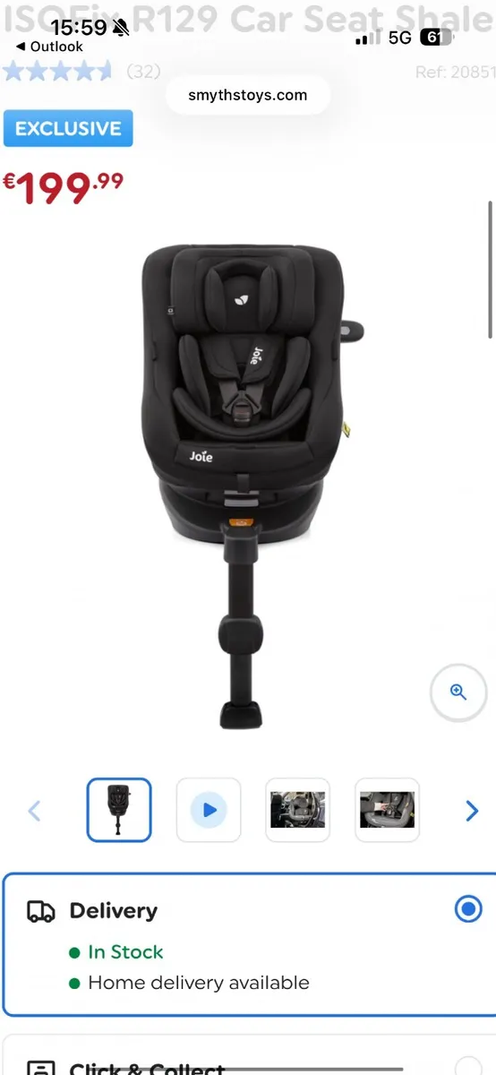 Joie 360 spin car seat - Image 1