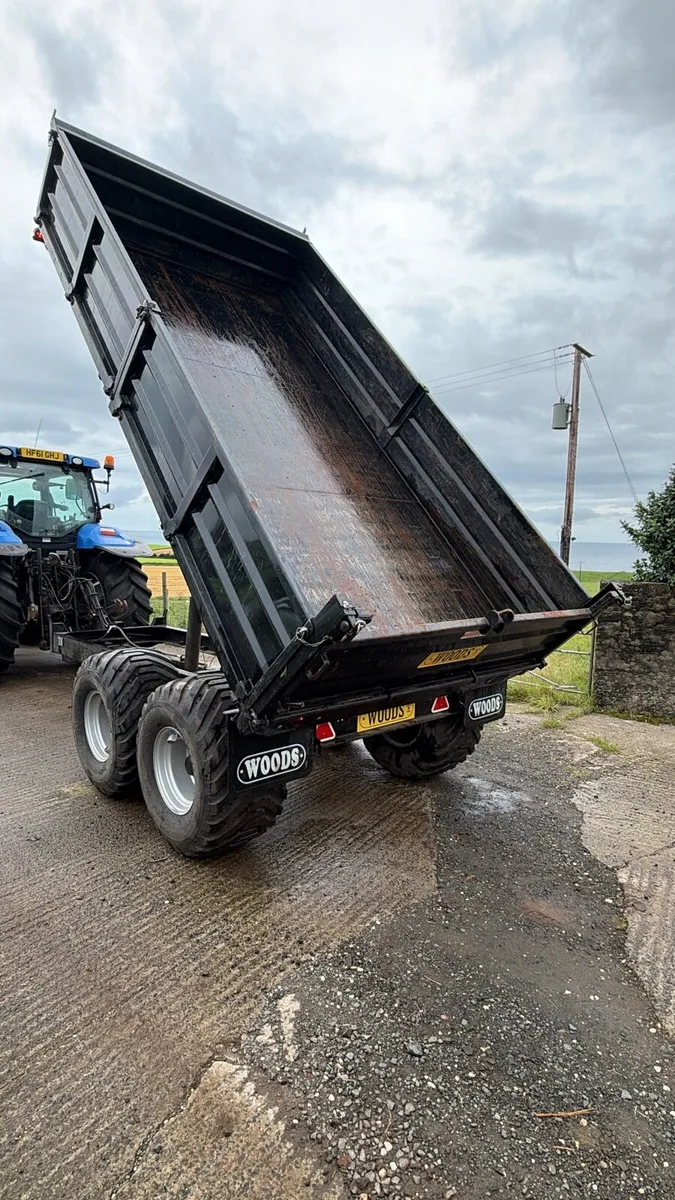 2025 Woods HD 14x8 dropside trailer *as new* - Image 2