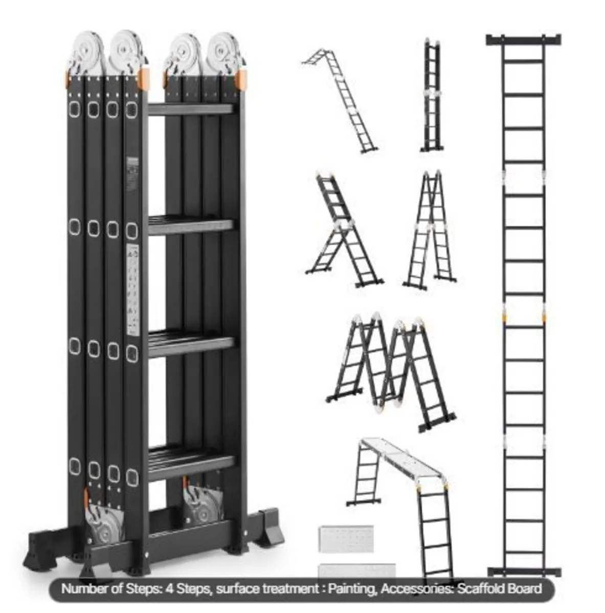 Multi-Purpose Folding Ladder, 7-in-1 Tall - Image 3
