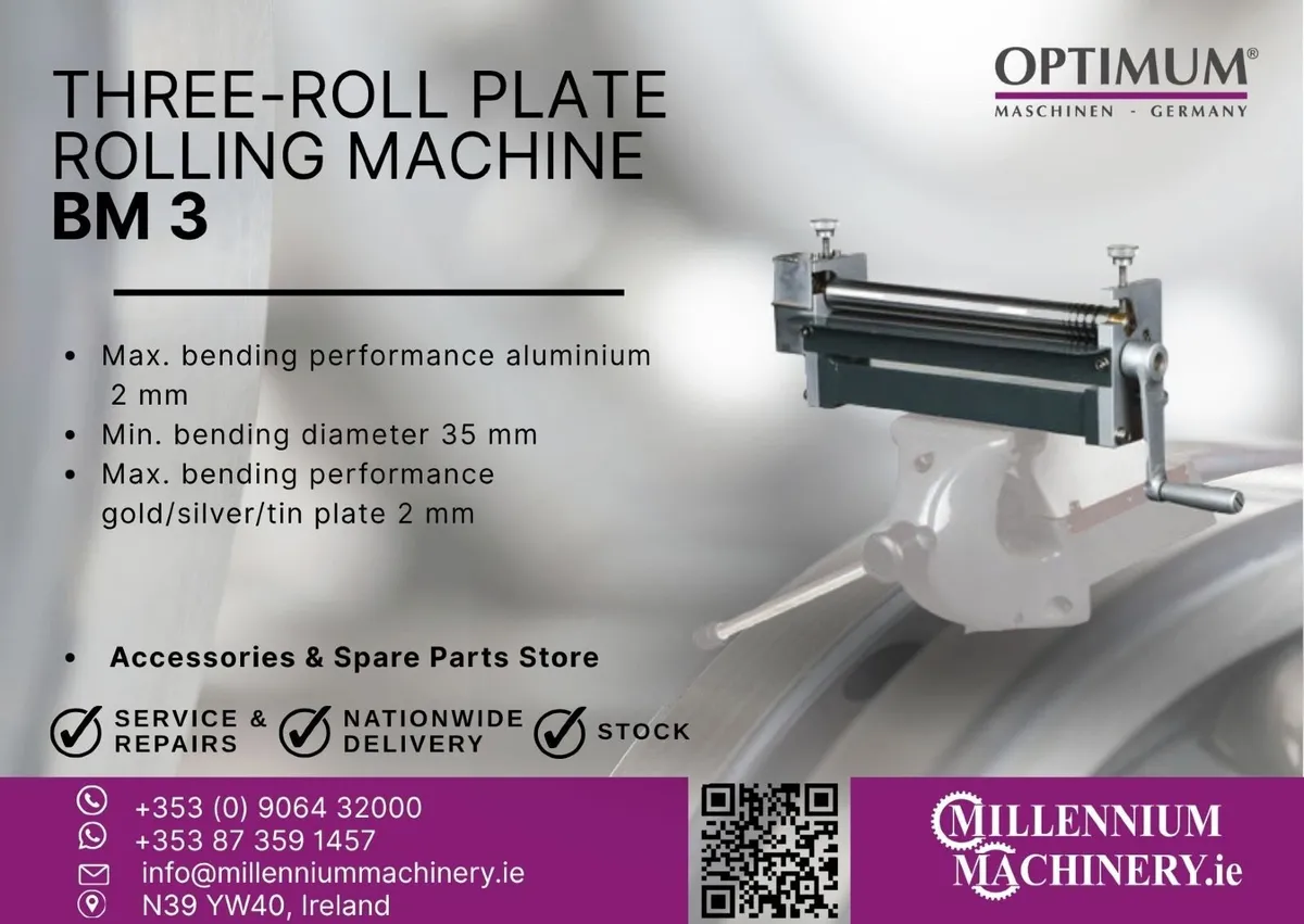 Optimum Three-roll plate rolling machine BM 3
