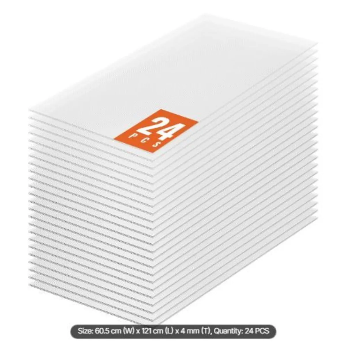 24 Pack Polycarbonate Greenhouse Panels - Image 1