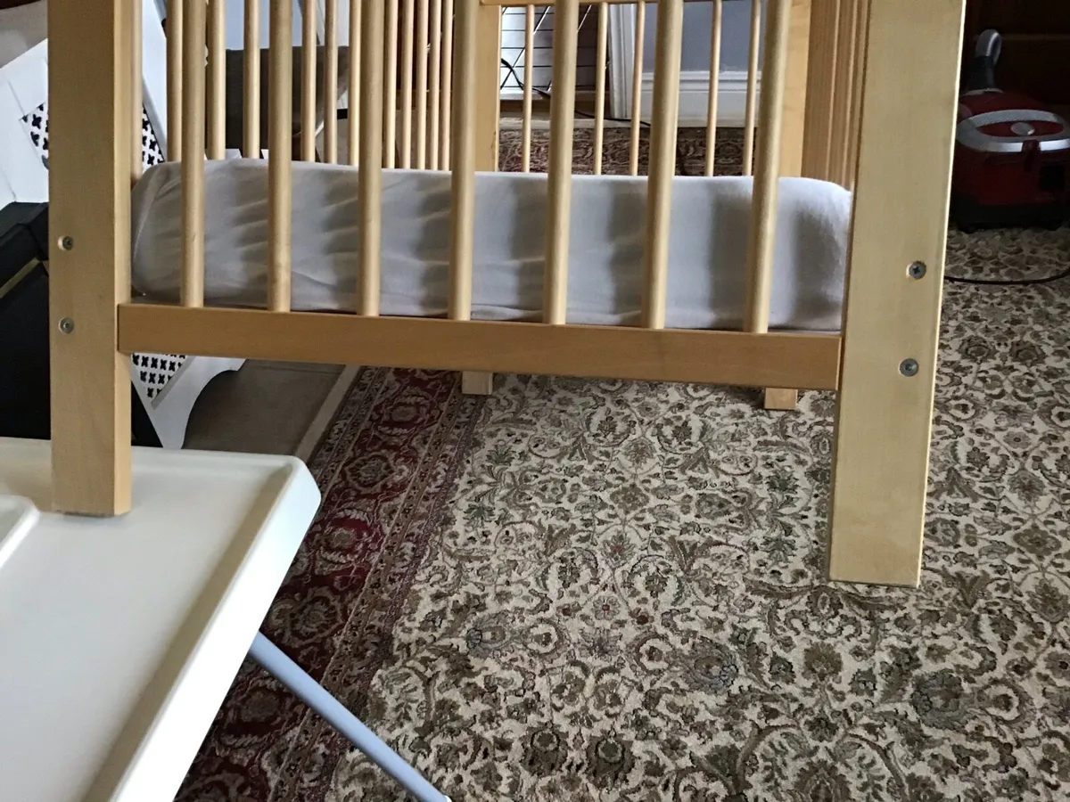 Child’s Cot and Feeding Chair - Image 2