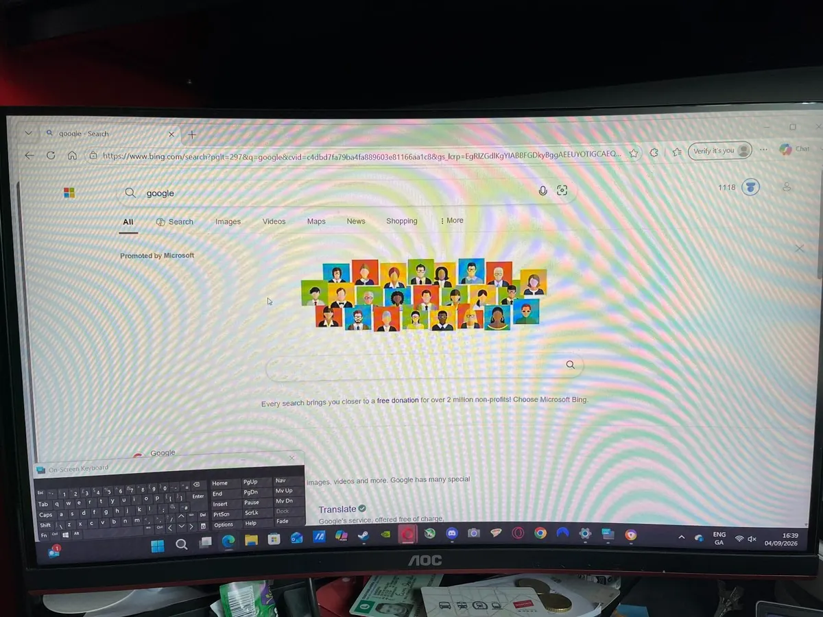 ASUS G15DH Gaming PC + Keyboard + Monitor - Image 4