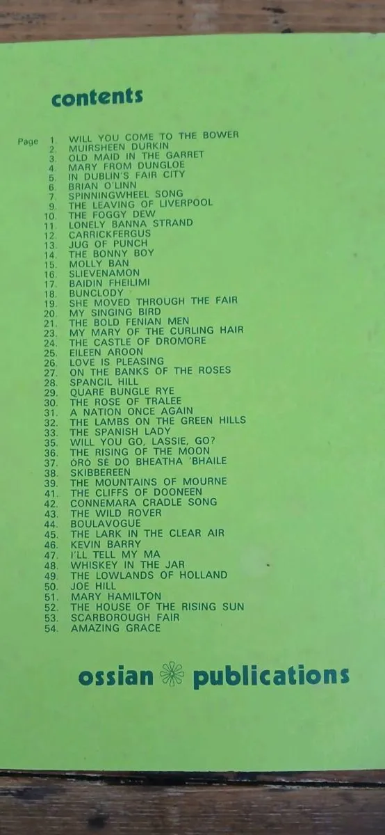Folksongs & Ballads Irish Songs - Image 2