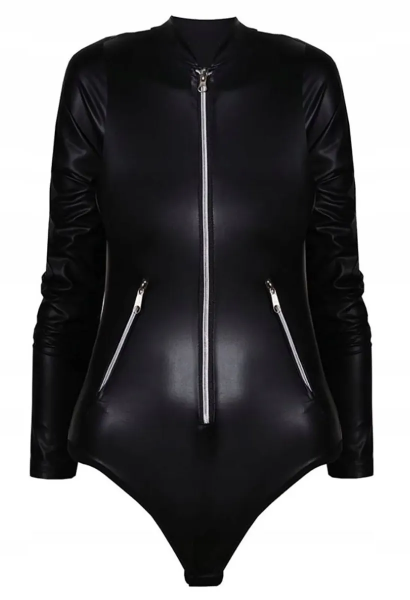 Sensual Bodysuit Eco Leather - Image 2