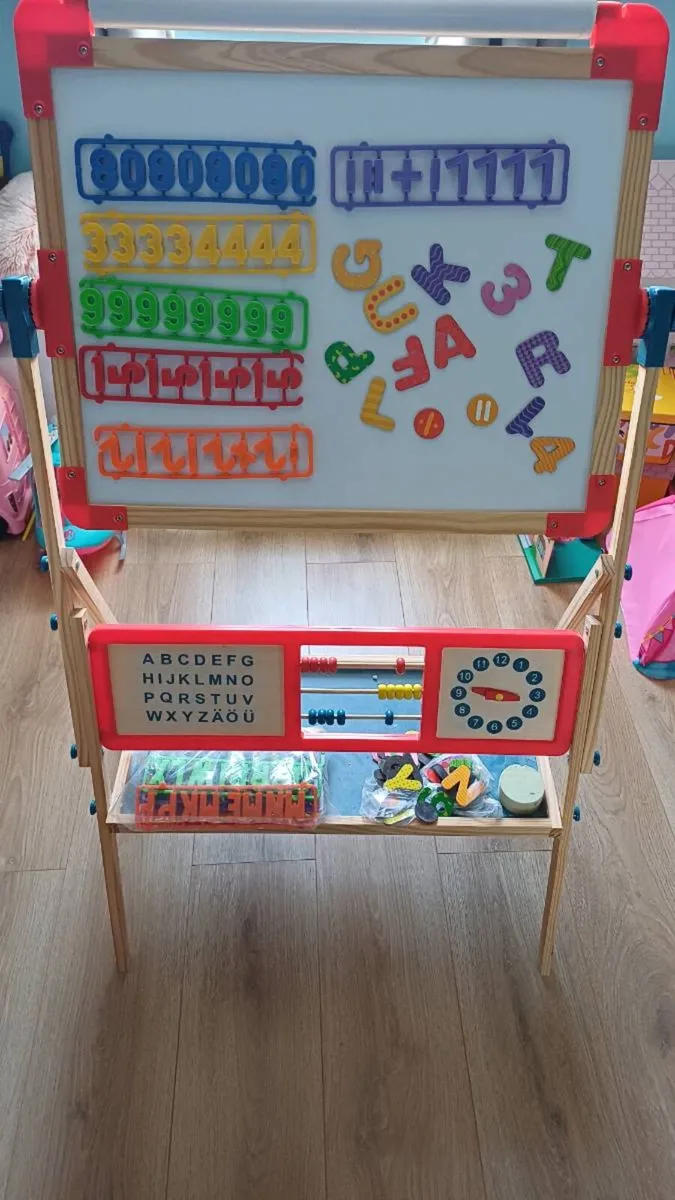 Kids blackboard/ white board /magnetic board - Image 2