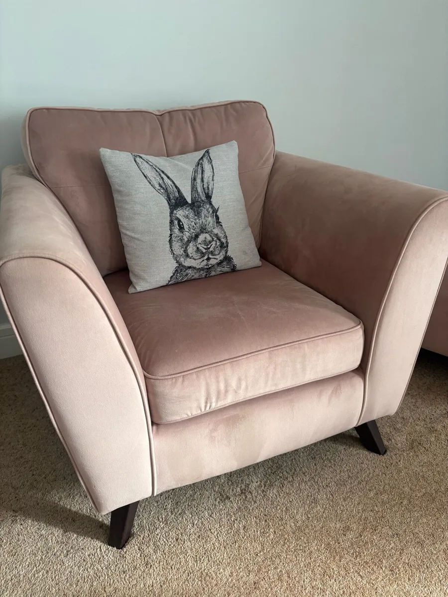 Corner Sofa, Armchair, Storage Bench & Footstool - Image 3