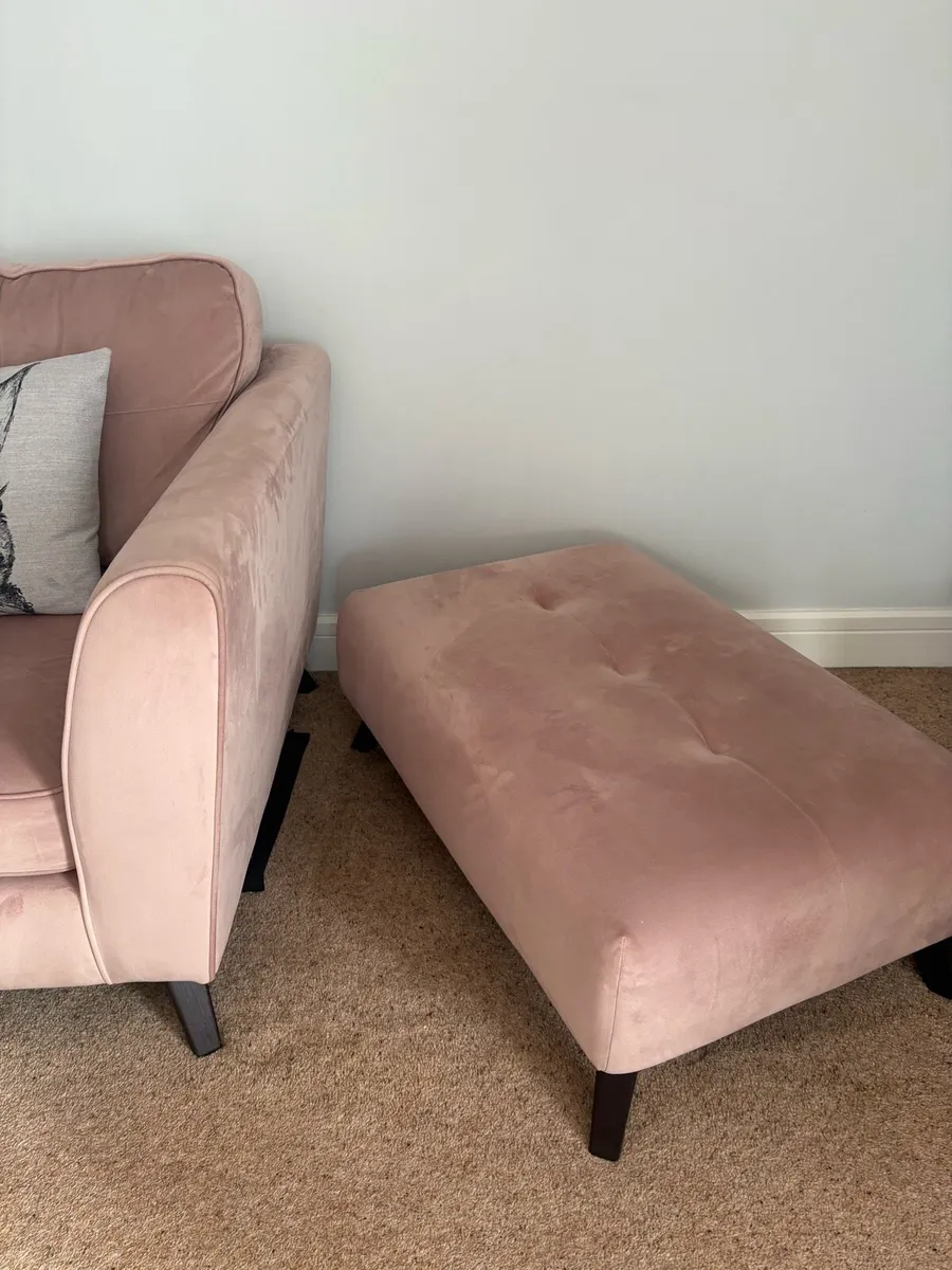 Corner Sofa, Armchair, Storage Bench & Footstool - Image 4