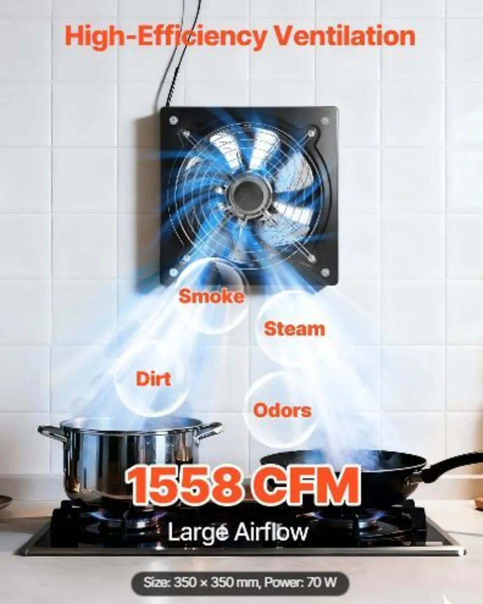 30.5 cm Exhaust Fan, 1558 CFM - Image 2