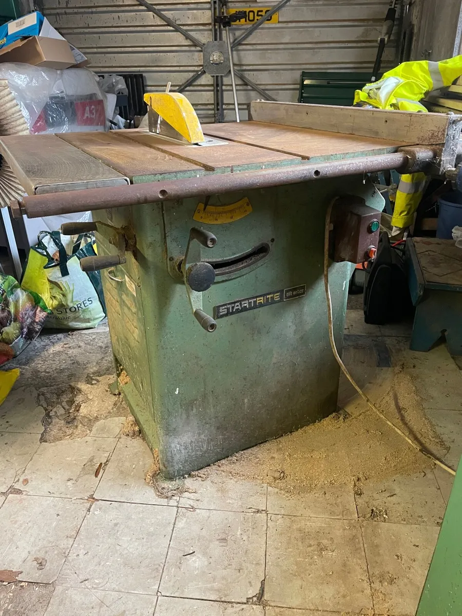 Startrite tilt arbor table/ bench saw - Image 1