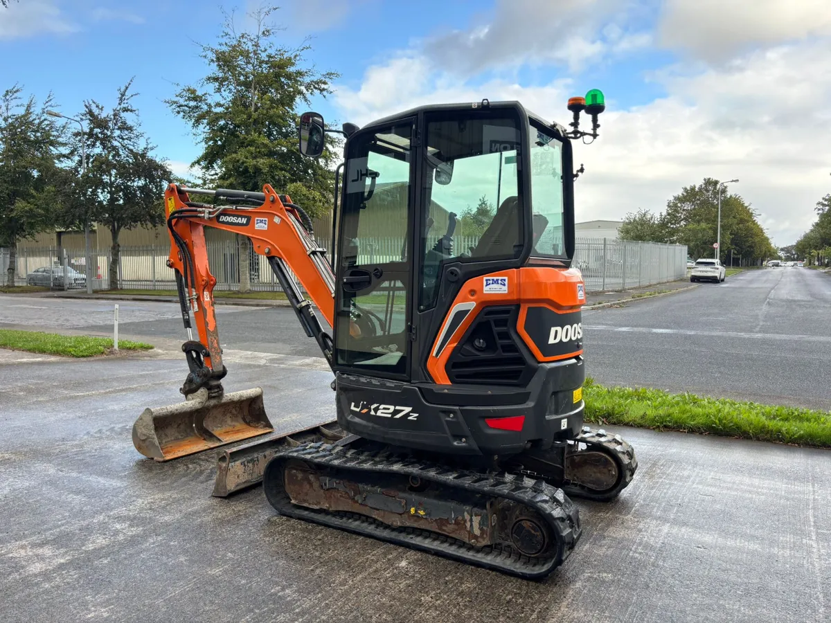 2021 Doosan DX27  2.7 Ton Excavator - Image 4