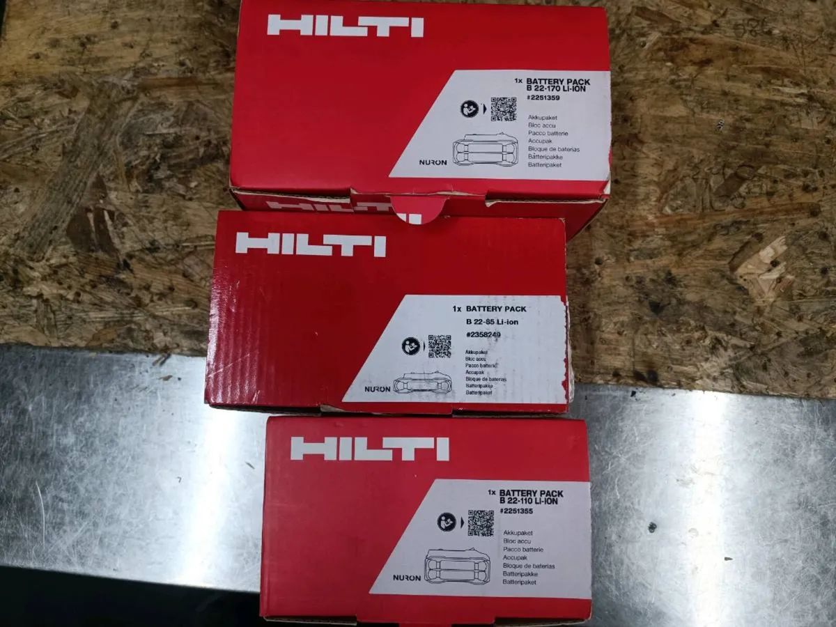 Hilti nuron batteries