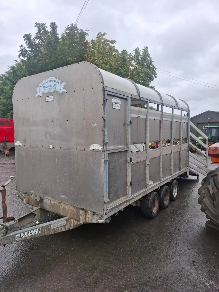 12"x6'6" Cattle Trailer - Image 1
